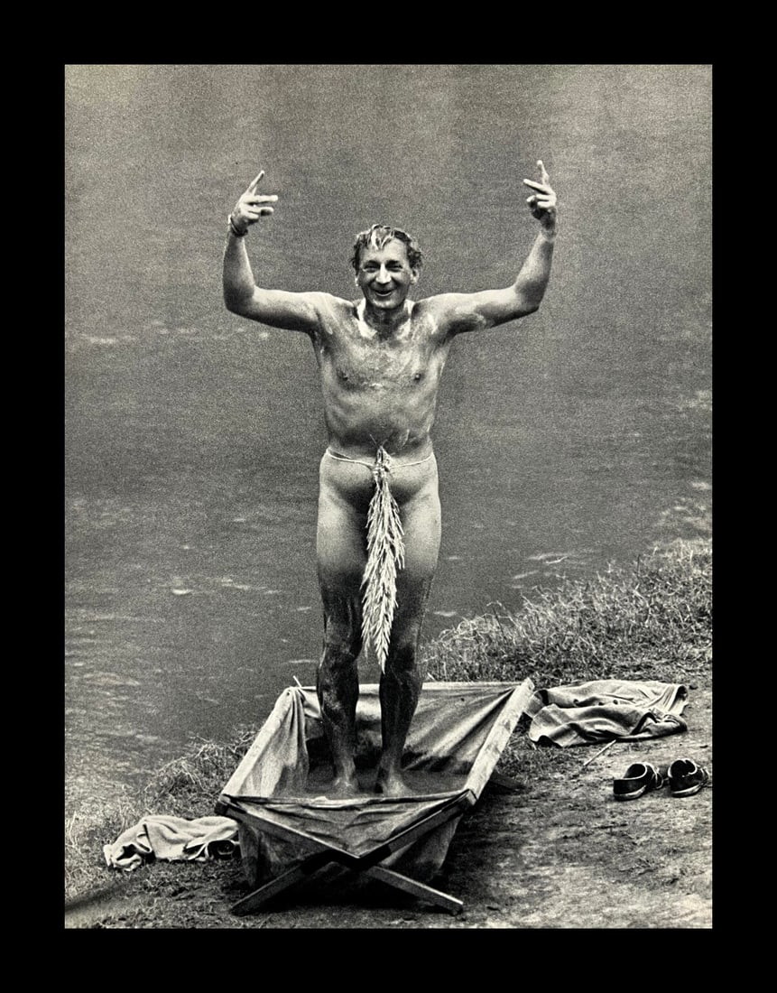 Peter Hill Beard, Douglas 'Ponsumby' Collins, Enjoying His First Barh In A Month, 1960s: Photographer: Peter Hill Beard (January 22, 1938 – March 31 / April 19, 2020) was an American artist, photographer, diarist, and writer who lived and worked in New York City, Montauk and Kenya. His