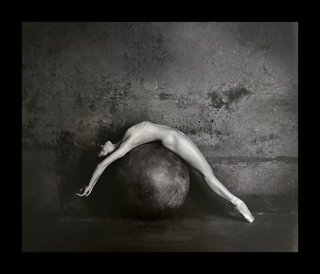 Marc Lagrange, Ball Bearing, 2013: Photographer: Marc Lagrange was a Belgian photographer known for his nude portraits of female figures. Lagrange created dream-like and fantastical narrative pictures populated by beautiful nudes that