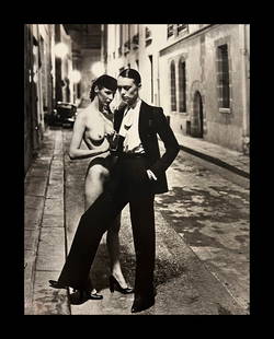 Helmut Newton, French Vogue, Paris, 1978: Photographer: Helmut Newton (Germany, 1920 - 2004) - best known for his erotically charged highly stylized images, Helmut Newton was one of the most influential fashion photographers of all time. Titl