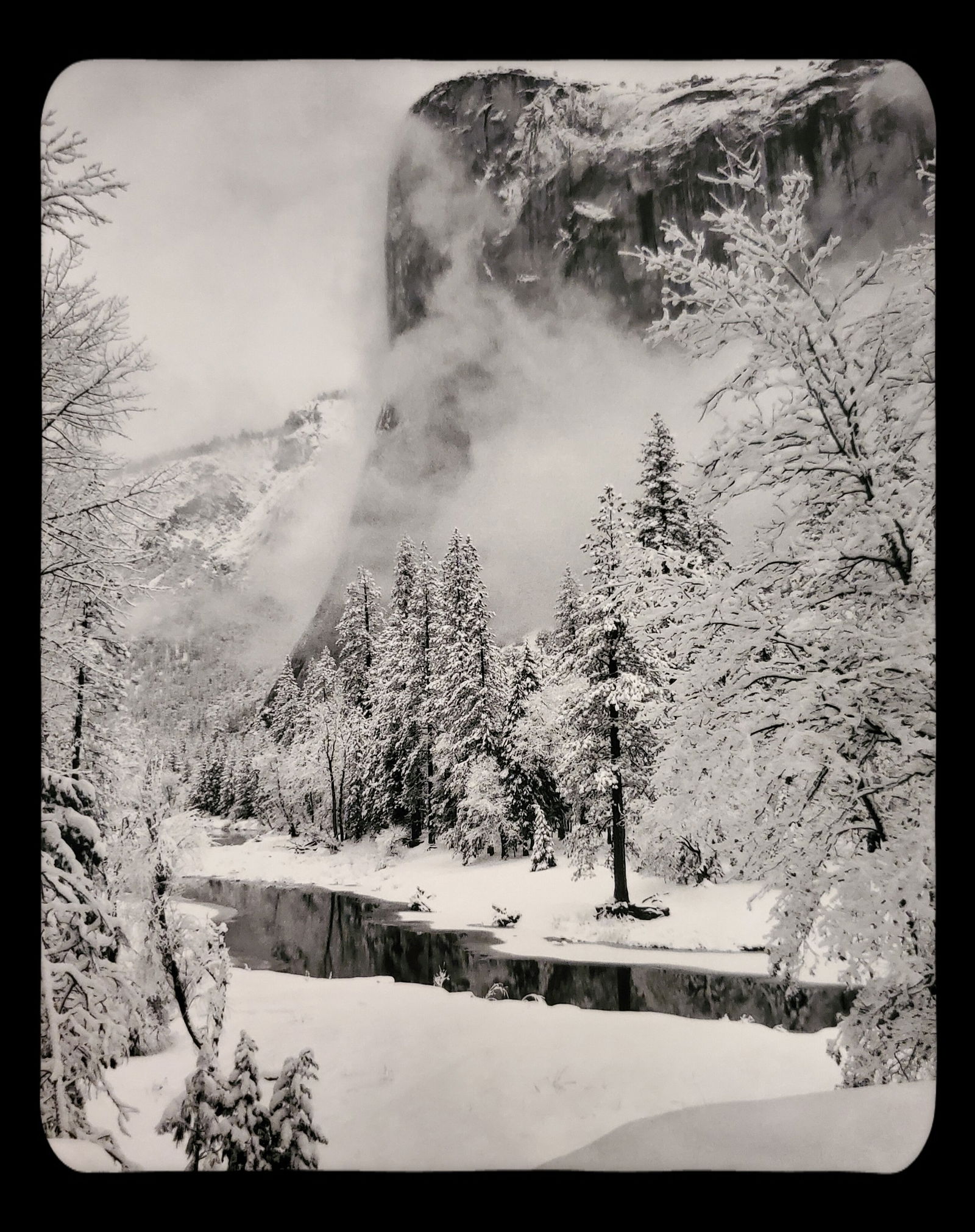 Ansel Adams, El Capitan, Winter, Yosemite National Park, California, 1948 (1 of 1)