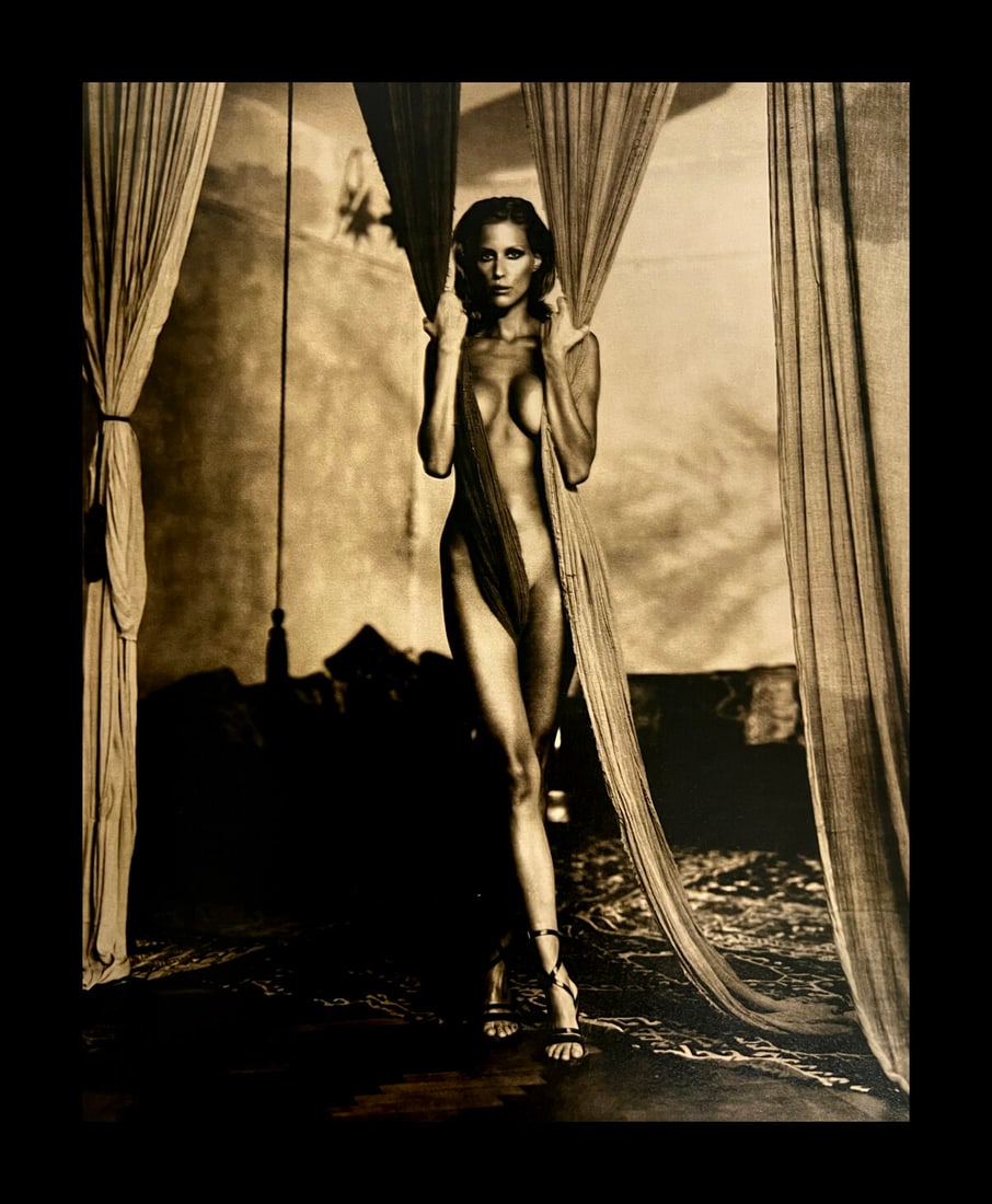 Marc Lagrange, Eva After, 2000: Photographer: Marc Lagrange was a Belgian photographer known for his nude portraits of female figures. Lagrange created dream-like and fantastical narrative pictures populated by beautiful nudes that