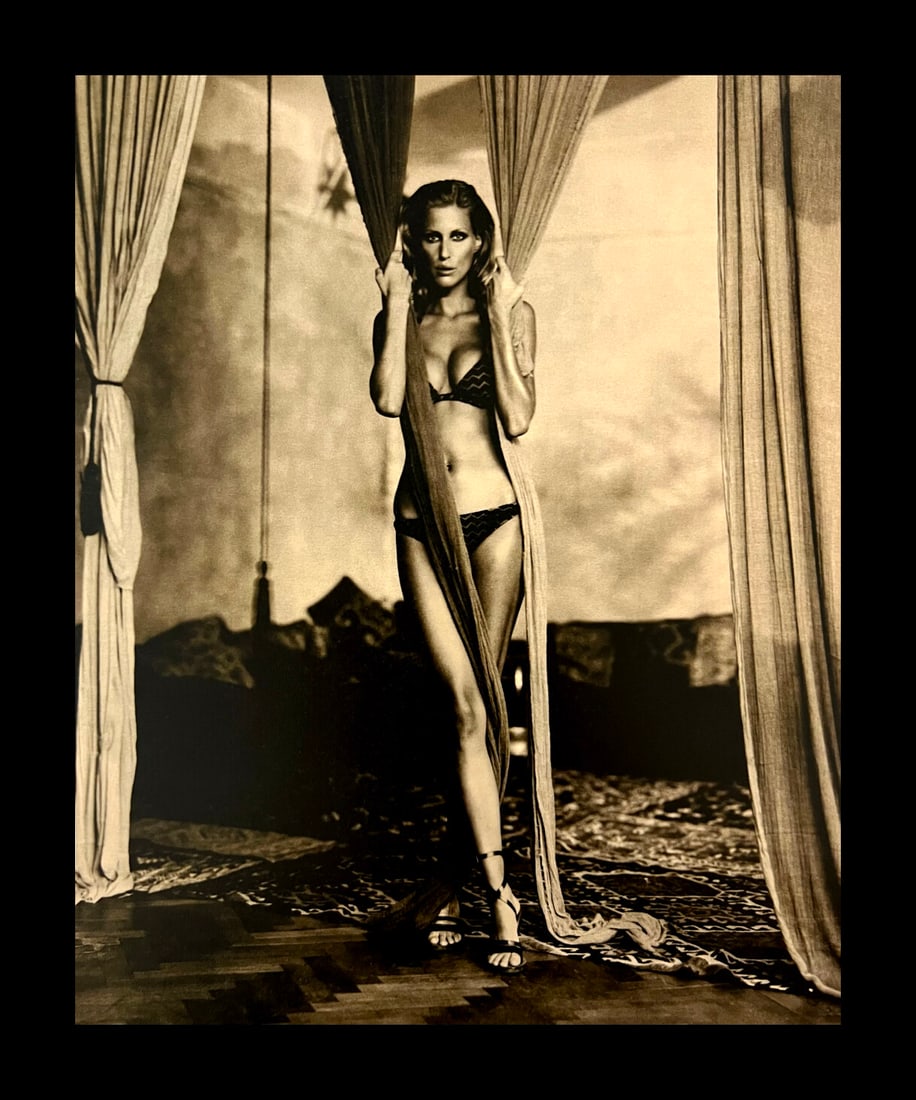 Marc Lagrange, Eva Before, 2000: Photographer: Marc Lagrange was a Belgian photographer known for his nude portraits of female figures. Lagrange created dream-like and fantastical narrative pictures populated by beautiful nudes that