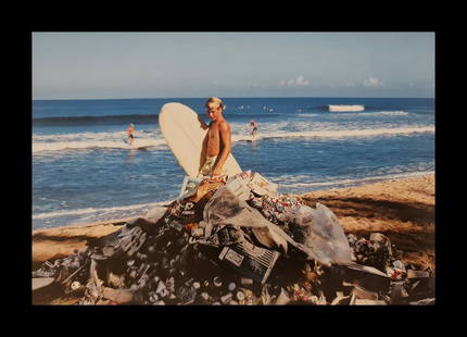 Leroy Grannis, Angie Reno, Rincon, Puerto Rico, 1970's: Photographer: LeRoy Grannis (1917-2011) captured the early surf lifestyle of Southern California unlike any other of his generation. Subject/Title: Angie Reno, Rincon, Puerto Rico Date Of Negative: 19