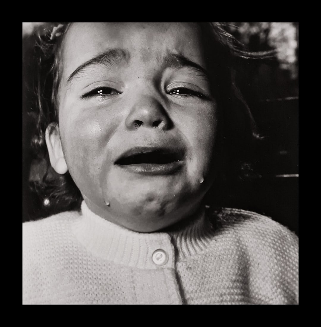 Diane Arbus, A child crying, N.J., 1967: Photographer: Diane Arbus Born: March 14, 1923, New York, New York, United States. Died: July 26, 1971, Westbeth Artists Housing, New York, United States. Diane Arbus was an American photographer. Arb