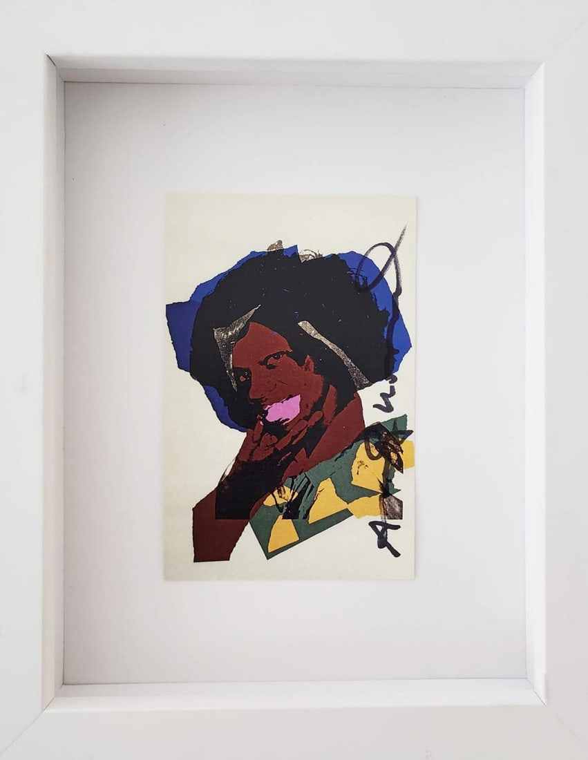 Andy Warhol 'Ladies And Gentlemen (F. & S. II.137)' Hand signed Invitation card - 1975, Framed (1 of 1)