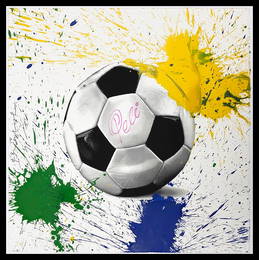 MR BRAINWASH.  (EDITIONS), THE KING PELE - FUTBOL, 2016,