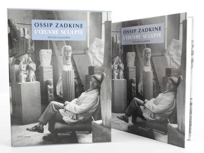 ZADKINE: Ossip ZADKINE (1890-1967) : Catalogue raisonnÃ© de lâ€™oeuvre sculptÃ©e par Sylvain Lecombre. Paris, musÃ©e (1994), fort in-4 (30x22cm) cartonnage et Ã©tui illustrÃ©