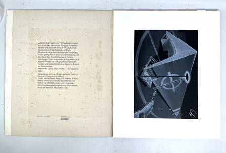 COLANI: Luigi COLANI (1928-2019): Portfolio de cinq lithographies de dessins industriels futuristes reprÃ©sentant voiture, avions, architecture. Chaque lithographie signÃ©e. Editeur Rudolf Vieler, Dortmun