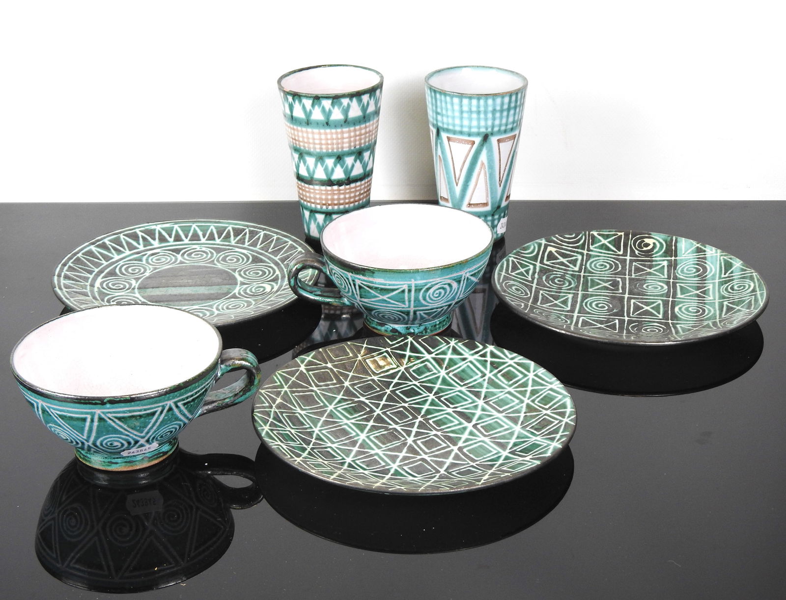 Robert PICAULT (1919-2000)  Reunion de 7 pieces co (1 of 1)