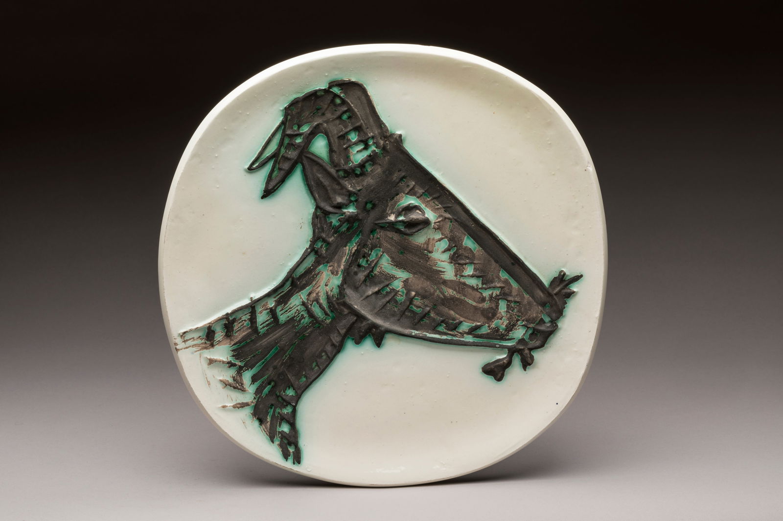 Pablo PICASSO (1881-1976) & MADOURA Assiette "Tête (1 of 1)