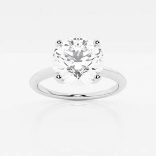 3 ctw Round Diamond Solitaire Engagement Ring 18K White Gold: Lab Grown 3 ctw Round Diamond Solitaire Engagement Ring 18K White Gold Style: Solitaire Engagement Ring Total Carat Weight: 3 ctw Centerstone Carat Wt: 2.50 Centerstone Count: 1 