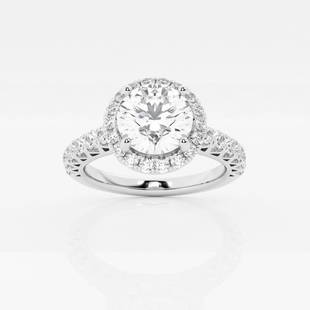 1 1/3 ctw Round Diamond Royal Crown Halo Engagement Ring 14K White Gold: Lab Grown 1 1/3 ctw Round Diamond Royal Crown Halo Engagement Ring 14K White Gold Style: Halo Engagement Ring Total Carat Weight: 1 1/3 ctw Centerstone Carat Wt: 0.75 Centerstone Count: 1