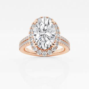 2 5/8 ctw Round Diamond Double Row Halo Engagement Ring 14K Rose Gold: Lab Grown 2 5/8 ctw Round Diamond Double Row Halo Engagement Ring 14K Rose Gold Style: Halo Engagement Ring Total Carat Weight: 2 5/8 ctw Centerstone Carat Wt: 2.0 Centerstone Count: 1 