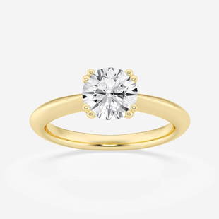 2 ctw Round Diamond Double Prong Solitaire Engagement Ring 14K Yellow Gold: Lab Grown 2 ctw Round Diamond Double Prong Solitaire Engagement Ring 14K Yellow Gold Style: Solitaire Engagement Ring Total Carat Weight: 2 ctw Centerstone Carat Wt: 2.00 Centerstone