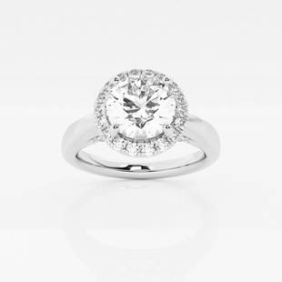 1 7/8 ctw Round Diamond Diamond Arch Halo Engagement Ring Platinum: Lab Grown 1 7/8 ctw Round Diamond Diamond Arch Halo Engagement Ring Platinum Style: Halo Engagement Ring Total Carat Weight: 1 7/8 ctw Centerstone Carat Wt: 1.50 Centerstone Count: 1 