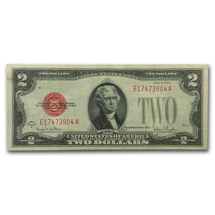 1928-G $2.00 U.S. Note Red Seal XF (Fr#1508): 1928-G $2.00 U.S. Note Red Seal XF (Fr#1508) Product ID: 23815 Year: 1928 Grade: Extra Fine Grade Service: None Denomination: $2.00 Mint Mark: N/A - Not Available Metal Content: 0 troy oz 