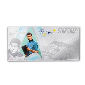 2018 Niue 5 gram Silver $1 Note Star Trek Dr. McCoy