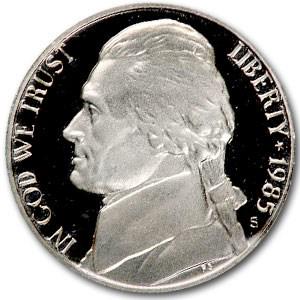 1985-S Jefferson Nickel Gem Proof (1 of 2)