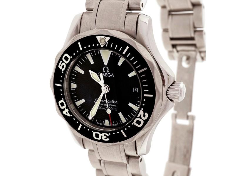 Omega Seamaster Ladies Steel Wrist Watch Quartz (1 of 9)