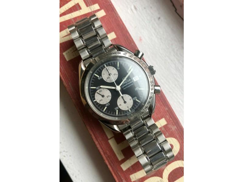 Omega Speedmaster Reduced Automatic Chronograph Panda Dial W/ Bracelet Watch (1 of 7)