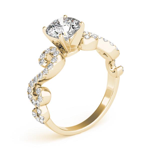 Certified 1.33 CTW Diamond Engagement Ring 18K Yellow Gold (1 of 2)