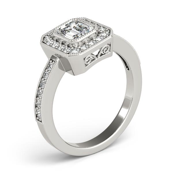 Certified 1.95 CTW Diamond Engagement Ring 18K White Gold (1 of 2)