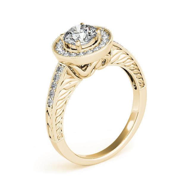 Certified 2.25 CTW Diamond Engagement Ring 18K Yellow Gold (1 of 2)