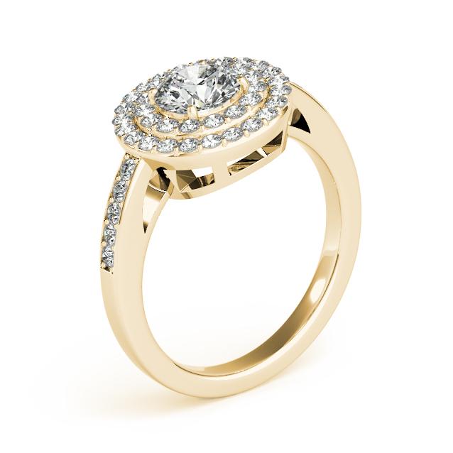 Certified 2.75 CTW Diamond Engagement Ring 18K Yellow Gold (1 of 2)