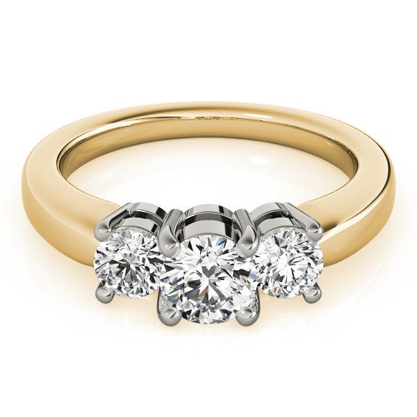 Certified 1.55 CTW Diamond Engagement Ring 18K Yellow Gold (1 of 2)