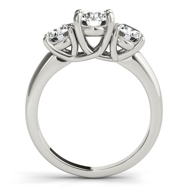 Certified 1.8 CTW Diamond Engagement Ring 18K White Gold (1 of 2)