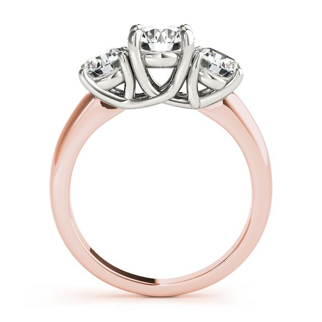 Certified 2.5 CTW Diamond Engagement Ring 18K Rose Gold (1 of 2)