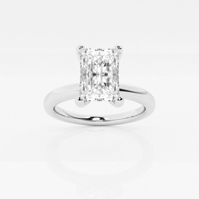 Certified 2 ctw Radiant Diamond Classic Solitaire Engagement Ring Platinum (1 of 2)