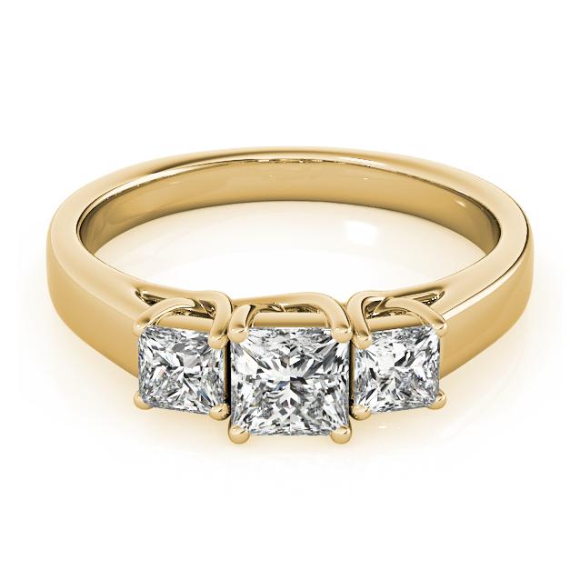 Certified 2.38 CTW Diamond Engagement Ring 18K Yellow Gold (1 of 2)