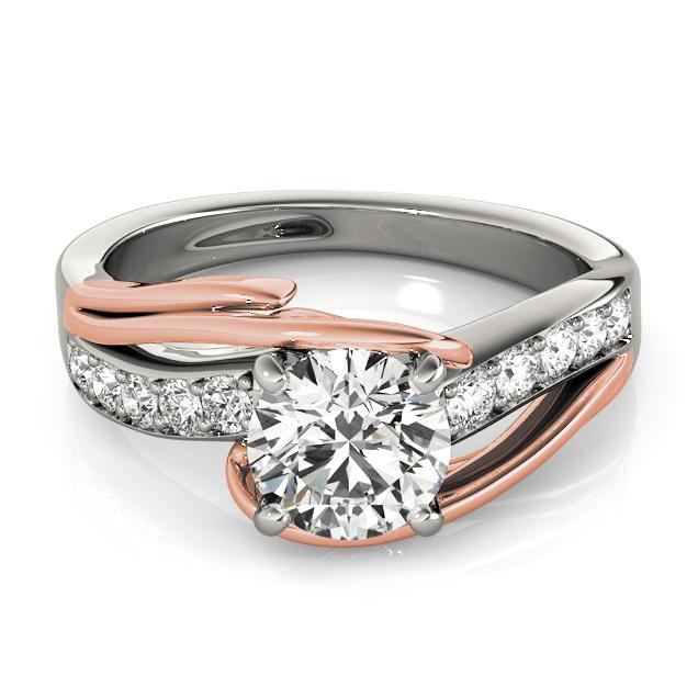 Certified 2.2 CTW Diamond Engagement Ring 18K Rose Gold (1 of 1)