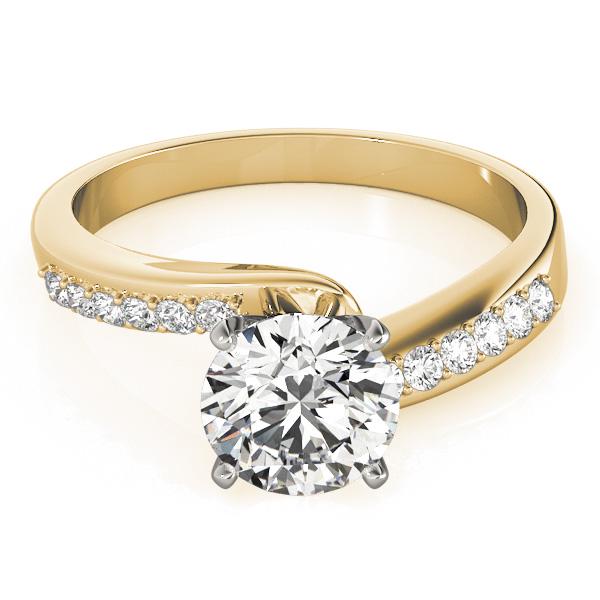 Certified 1.4 CTW Diamond Engagement Ring 18K Yellow Gold (1 of 2)