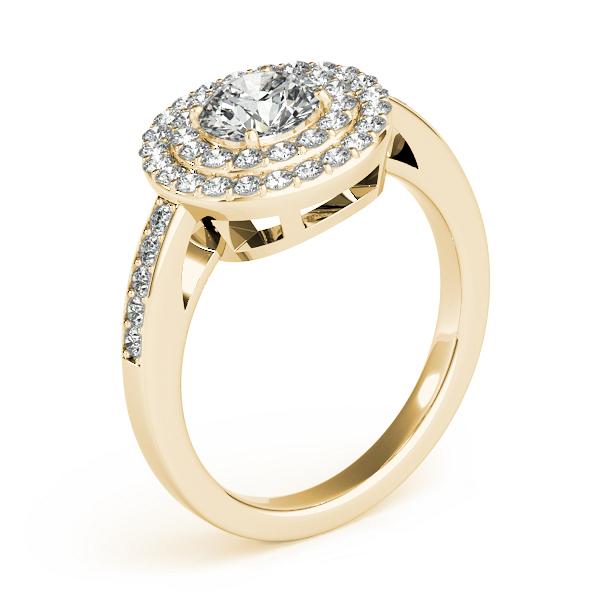 Certified 2.05 CTW Diamond Engagement Ring 18K Yellow Gold (1 of 2)