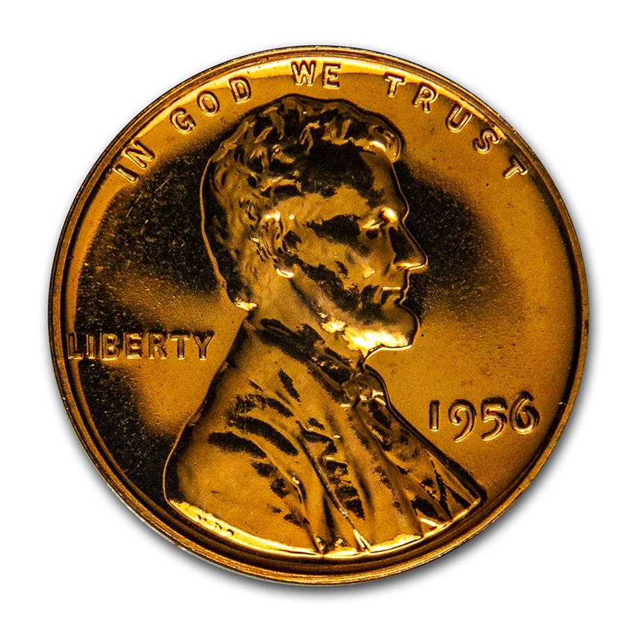 1956 Lincoln Cent Gem Proof (Red) (1 of 2)