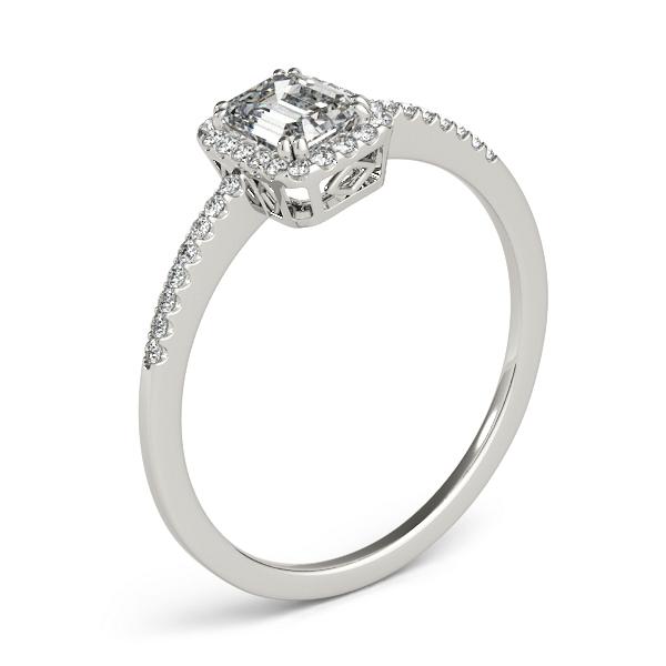 Certified 2.2 CTW Diamond Engagement Ring 18K White Gold (1 of 2)