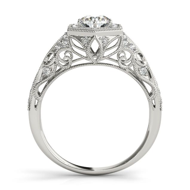 Certified 2.33 CTW Diamond Engagement Ring 18K White Gold (1 of 2)