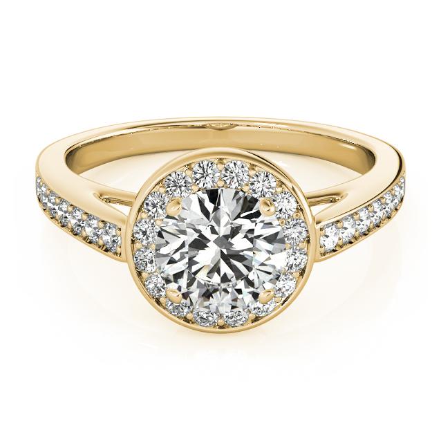 Certified 2.38 CTW Diamond Engagement Ring 18K Yellow Gold (1 of 2)