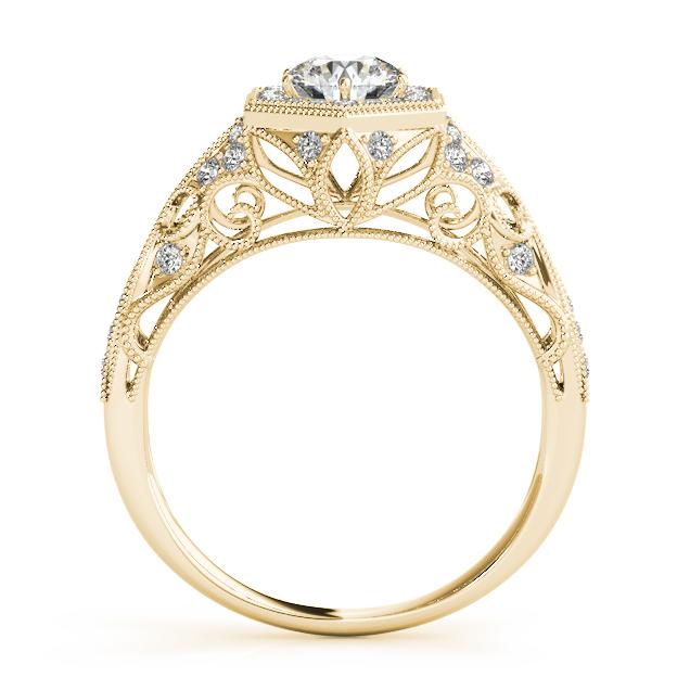 Certified 2.33 CTW Diamond Engagement Ring 18K Yellow Gold (1 of 2)