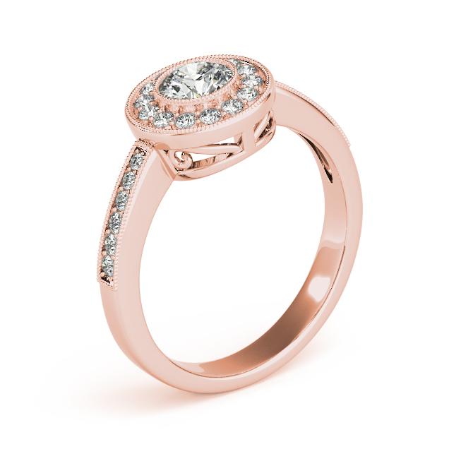 Certified 1.95 CTW Diamond Engagement Ring 18K Rose Gold (1 of 2)