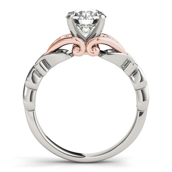 Certified 1.07 CTW Diamond Engagement Ring 18K Rose Gold (1 of 1)