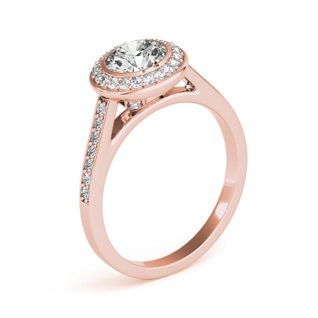Certified 1.95 CTW Diamond Engagement Ring 18K Rose Gold (1 of 2)