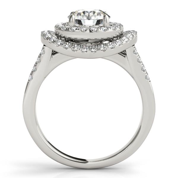 Certified 2.63 CTW Diamond Engagement Ring 18K White Gold (1 of 2)