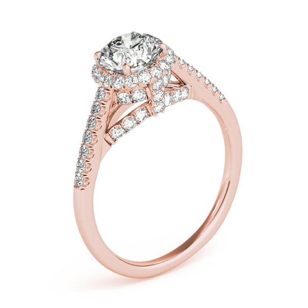 Certified 2.08 CTW Diamond Engagement Ring 18K Rose Gold (1 of 2)