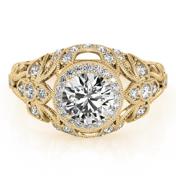 Certified 1.68 CTW Diamond Engagement Ring 18K Yellow Gold (1 of 2)