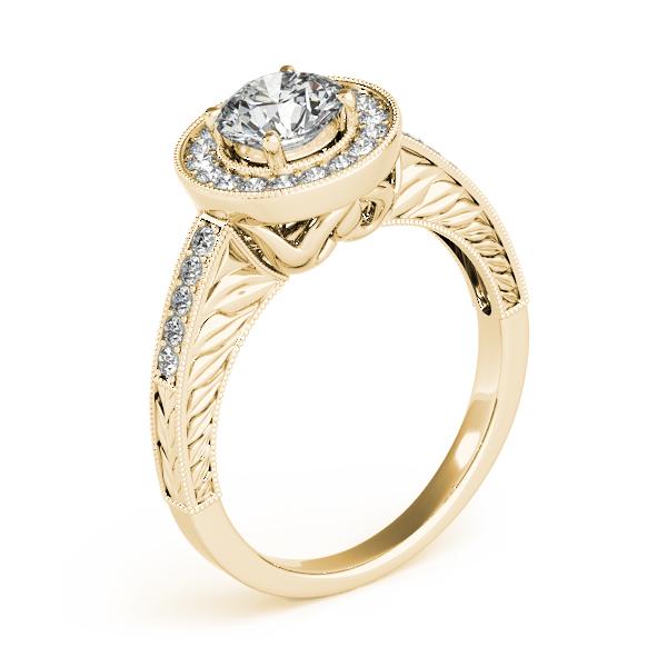 Certified 1.95 CTW Diamond Engagement Ring 18K Yellow Gold (1 of 2)