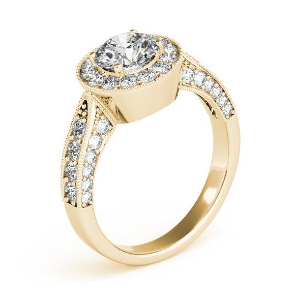 Certified 2.75 CTW Diamond Engagement Ring 18K Yellow Gold (1 of 2)