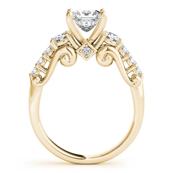 Certified 2.75 CTW Diamond Engagement Ring SET 18K Yellow Gold (1 of 2)